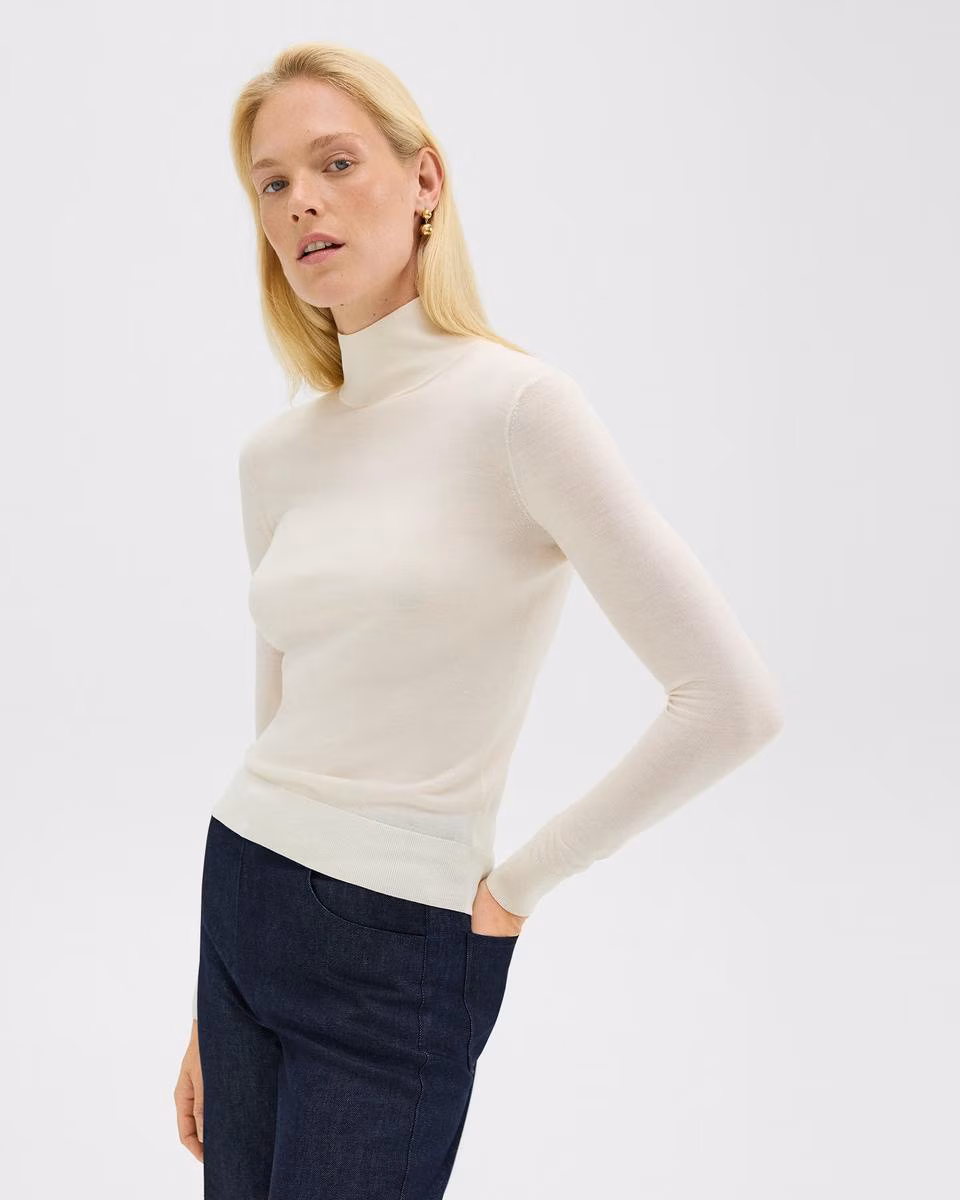 Turtleneck Sweater in Regal Wool