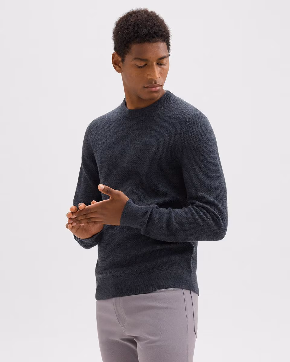 Maden Crewneck Sweater in Merino Wool
