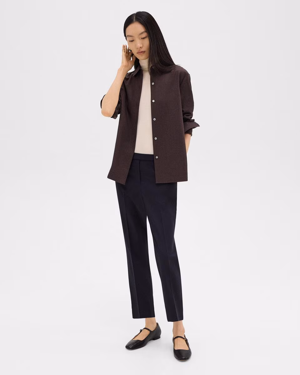 Treeca Pull-On Pant in Sleek Flannel