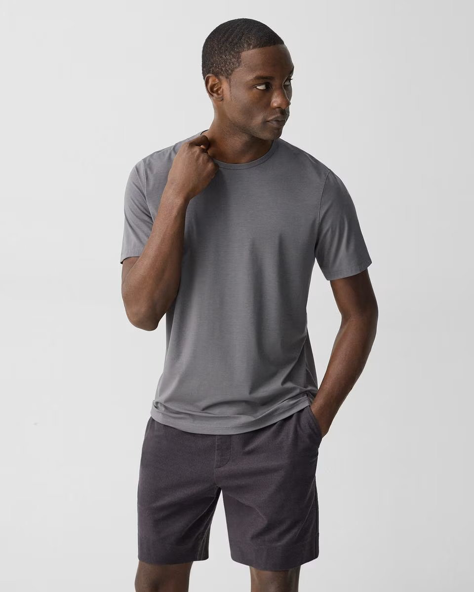 Crewneck Tee in Perform Jersey