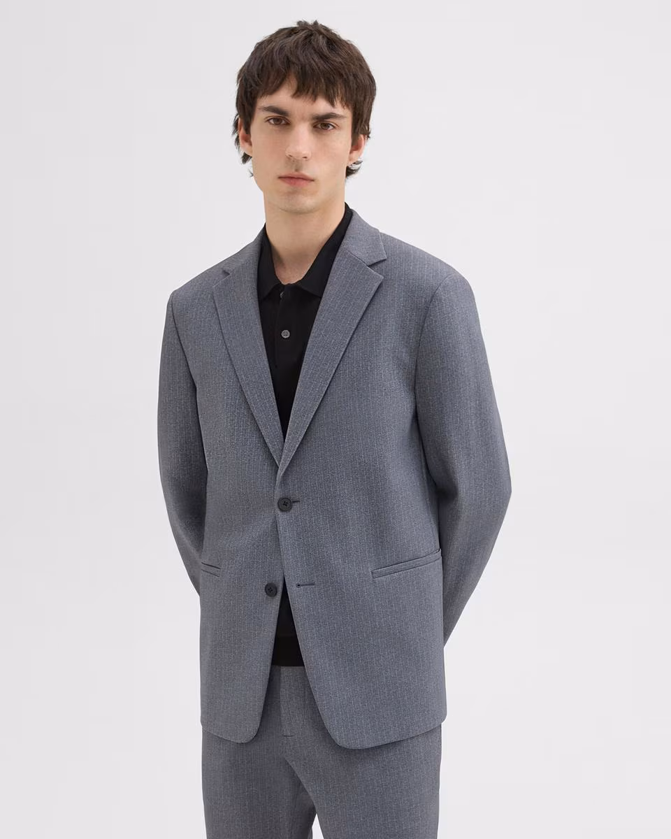 Clinton Blazer in Herringbone Precision Ponte