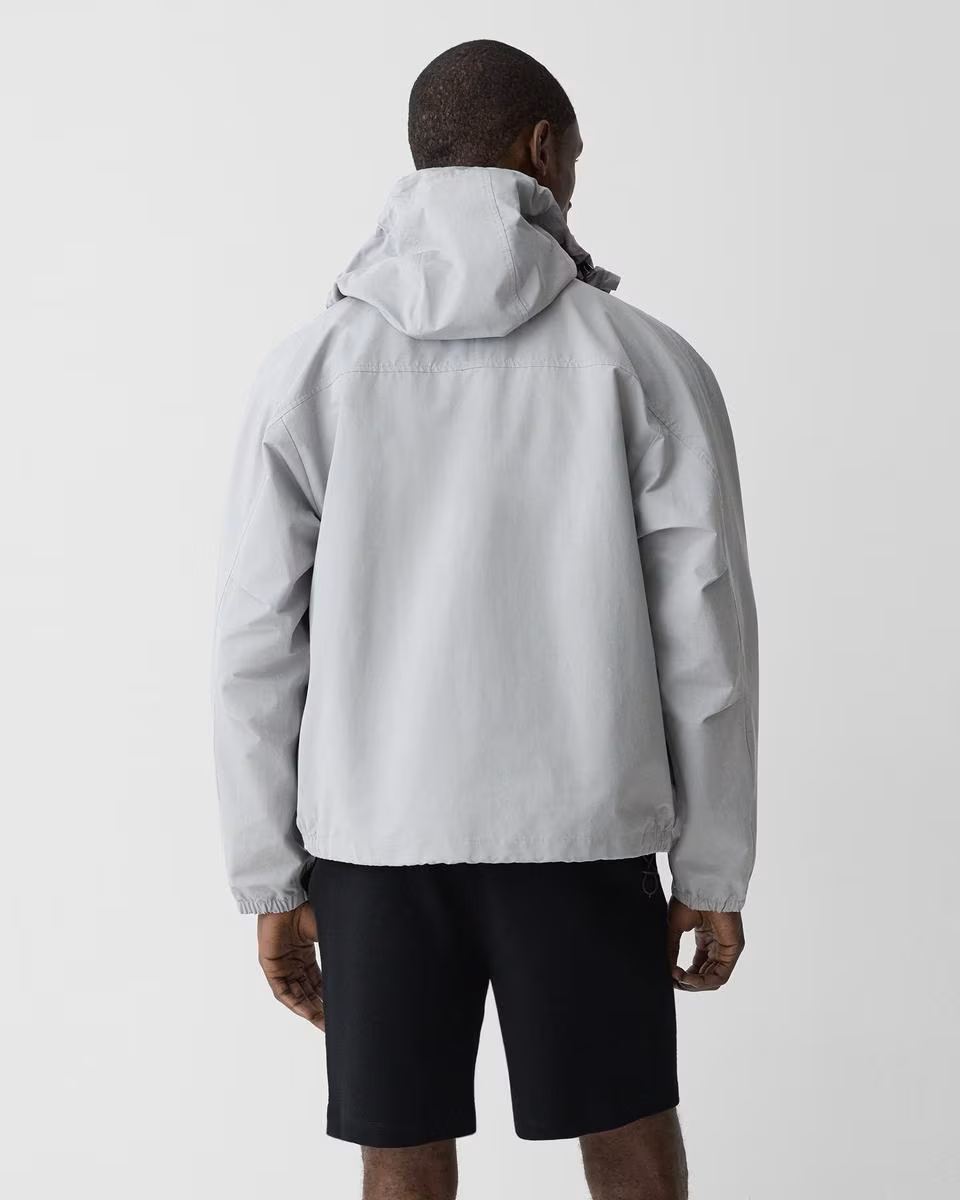 Hooded Jacket in Cotton-Blend