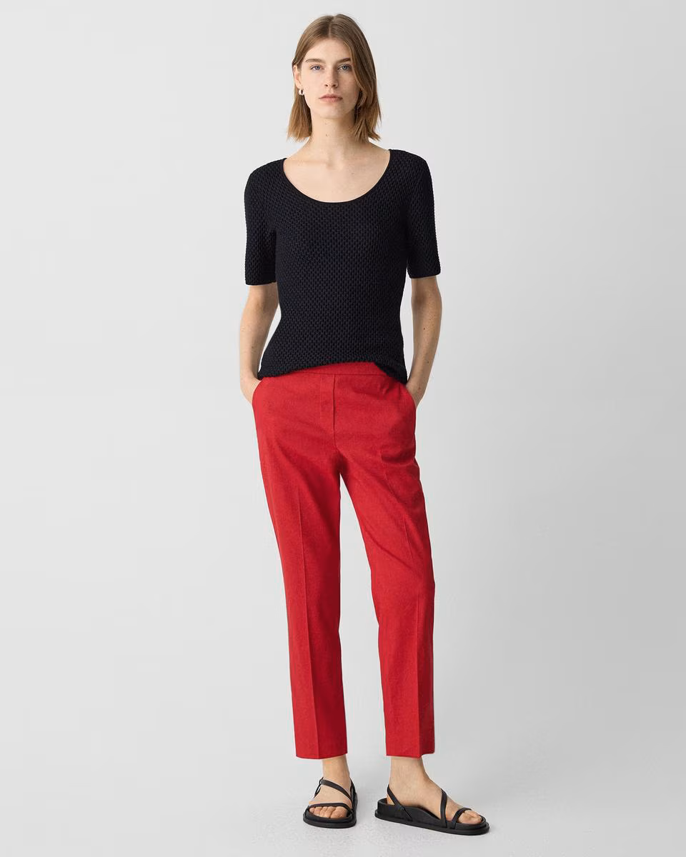 Treeca Pull-On Pant in Good Linen