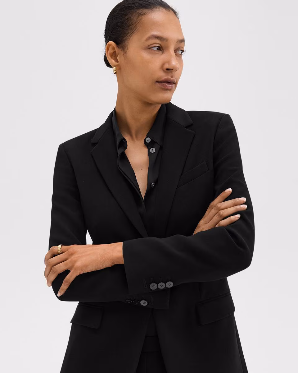 Staple Blazer in Admiral Crepe