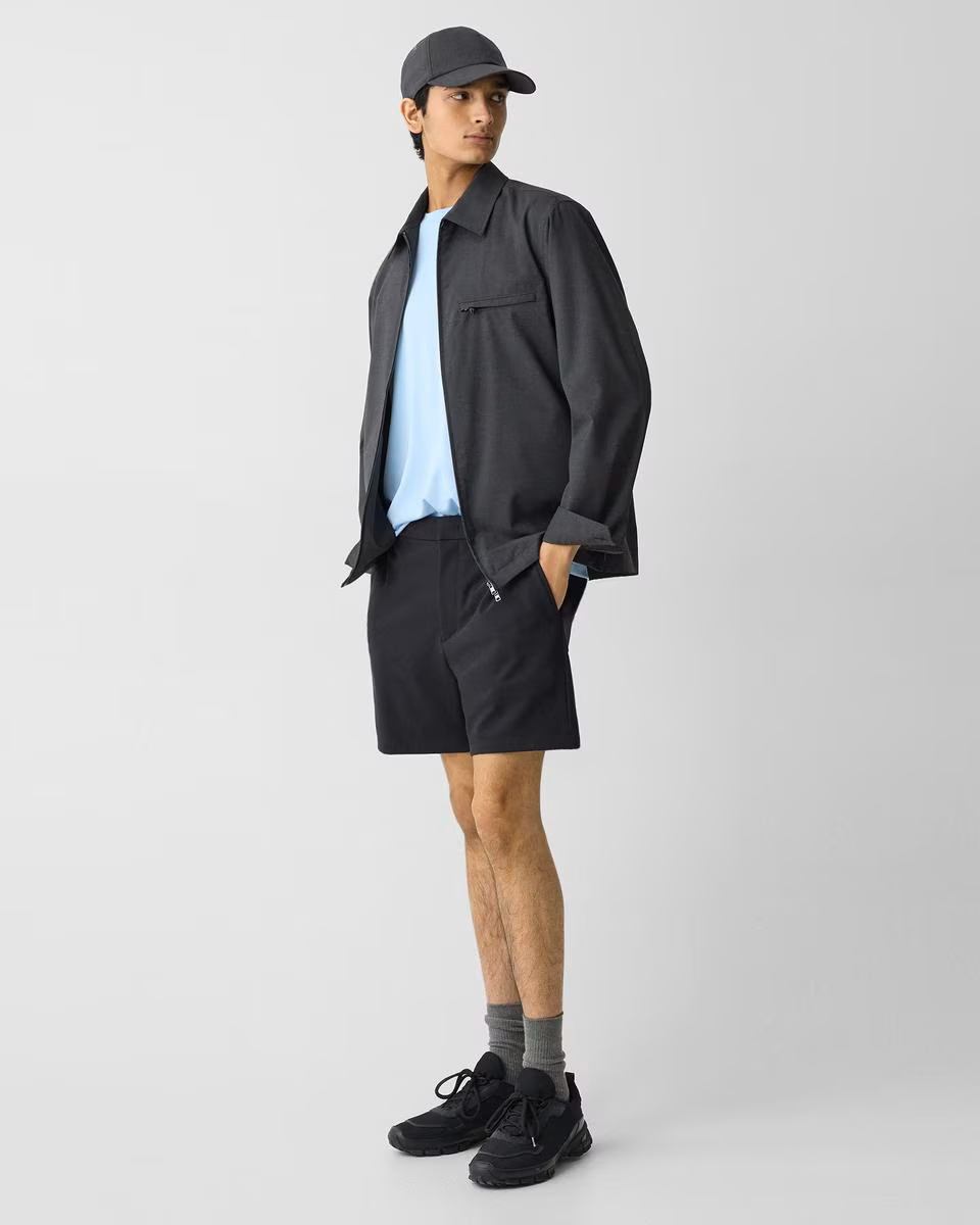 Curtis Drawstring Short in Precision Ponte