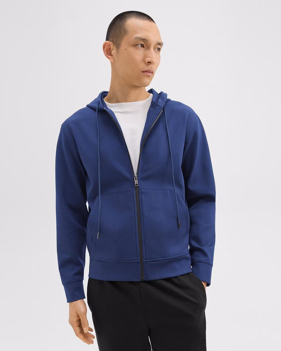 Zip-Up Hoodie in Scuba