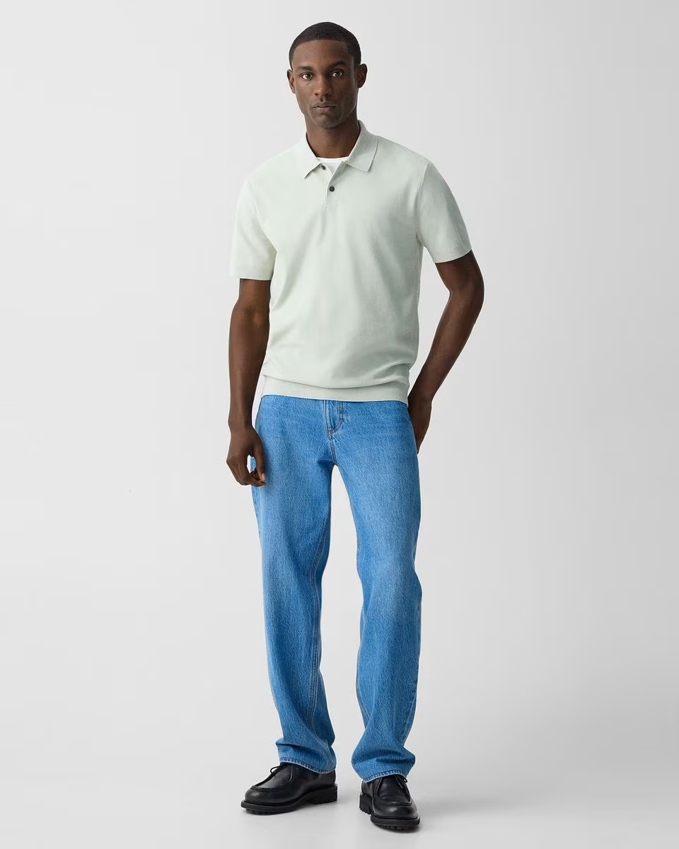 Goris Polo Shirt in Light Bilen