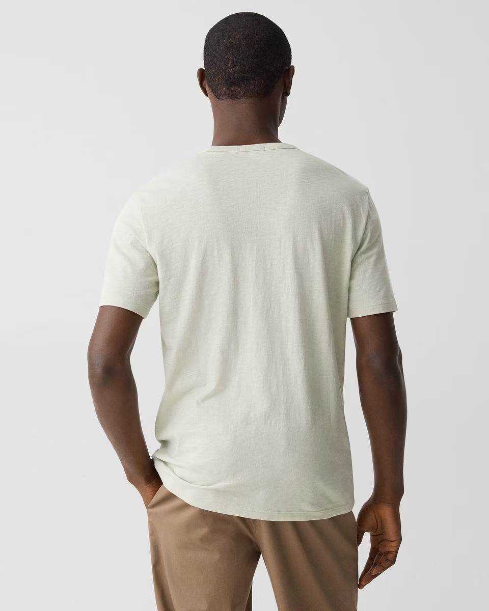 Essential Tee in Cosmos Slub Cotton