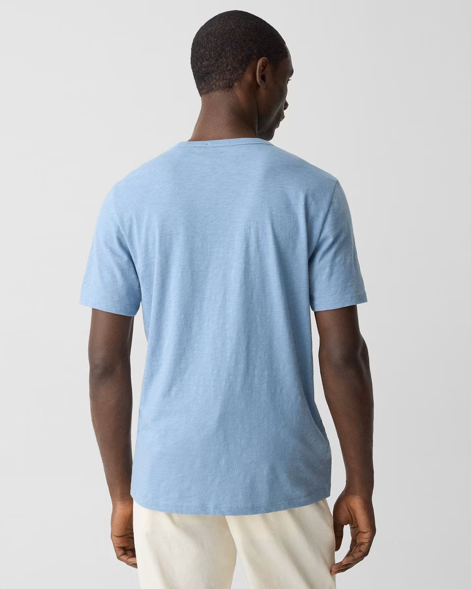 Essential Tee in Cosmos Slub Cotton