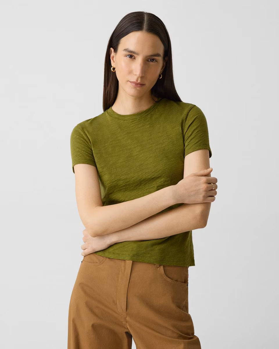 Tiny Tee in Organic Slub Cotton