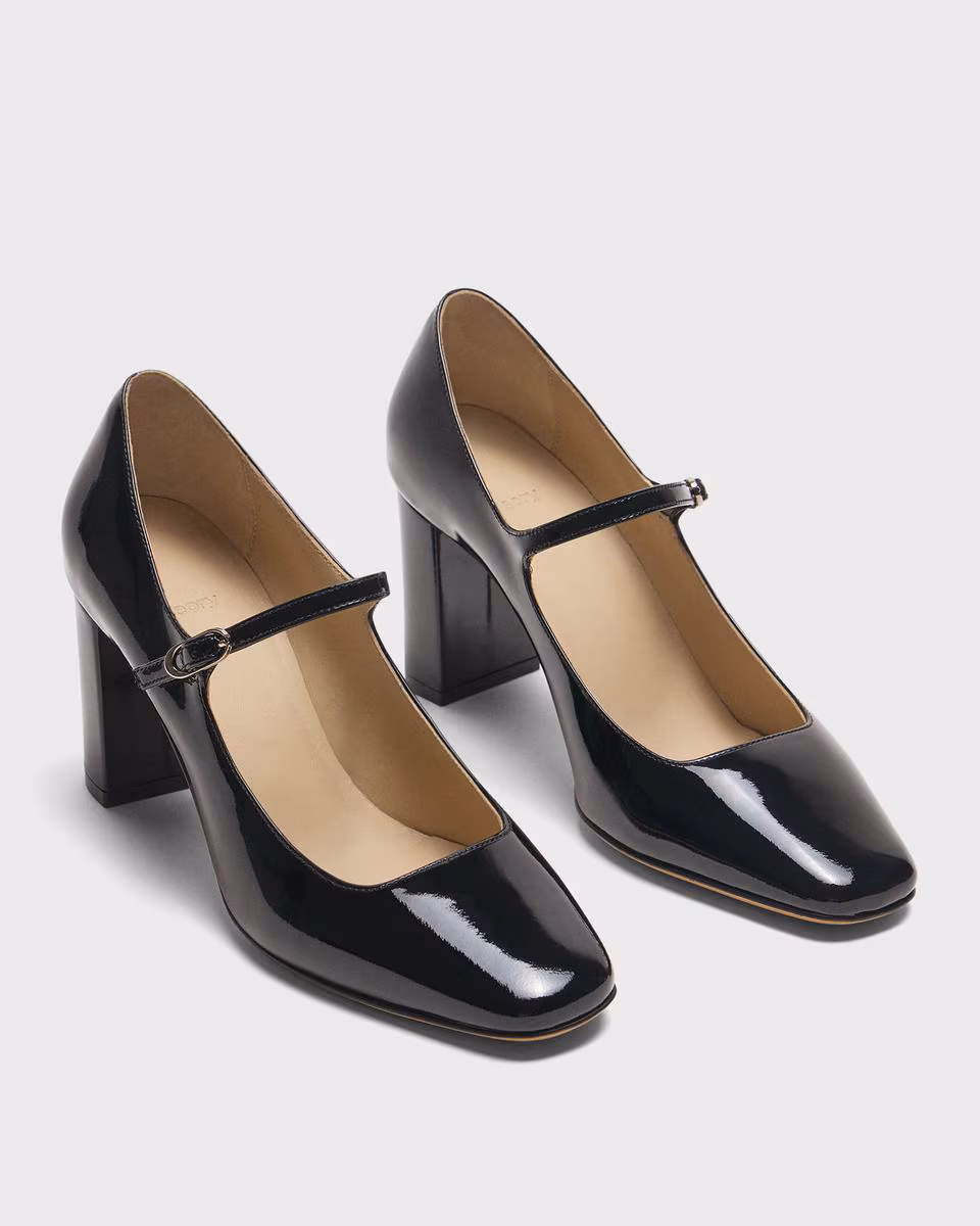 Mary Jane Pump in Leather