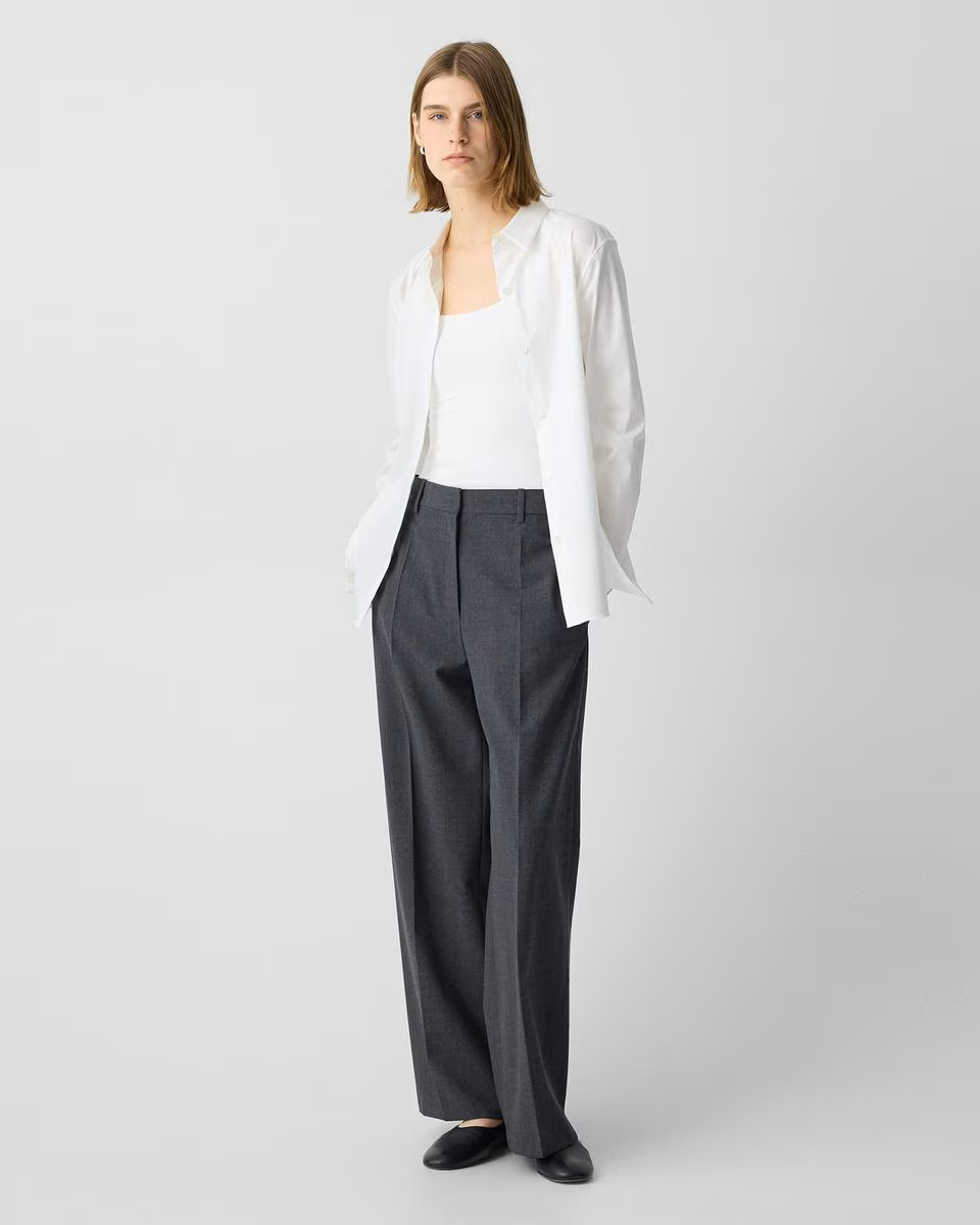 32'' Straight Pant in Good Wool