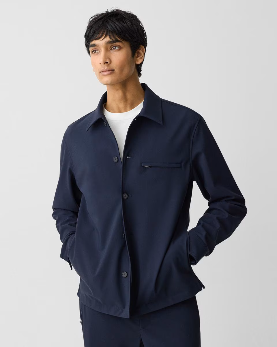 Overshirt in Precision Ponte