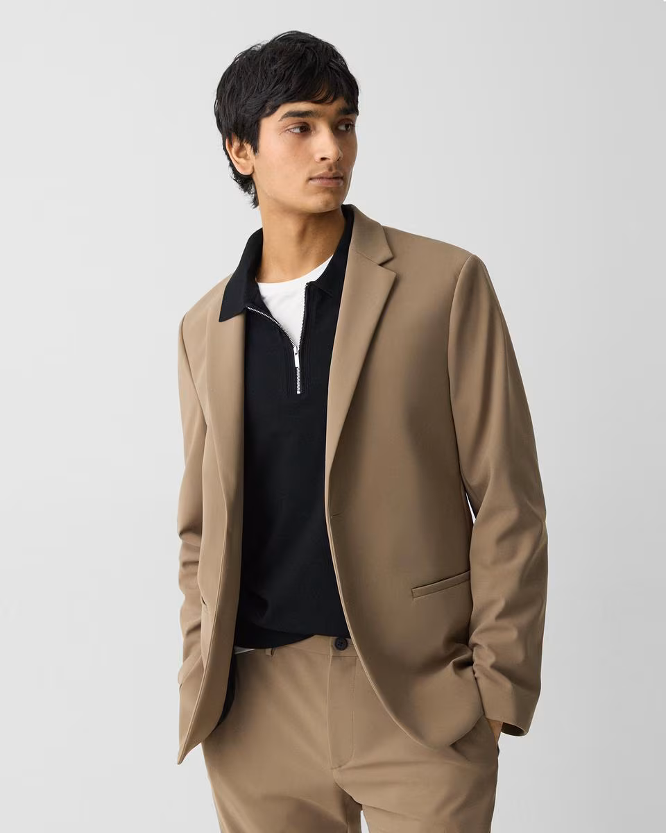 Clinton Blazer in Precision Ponte