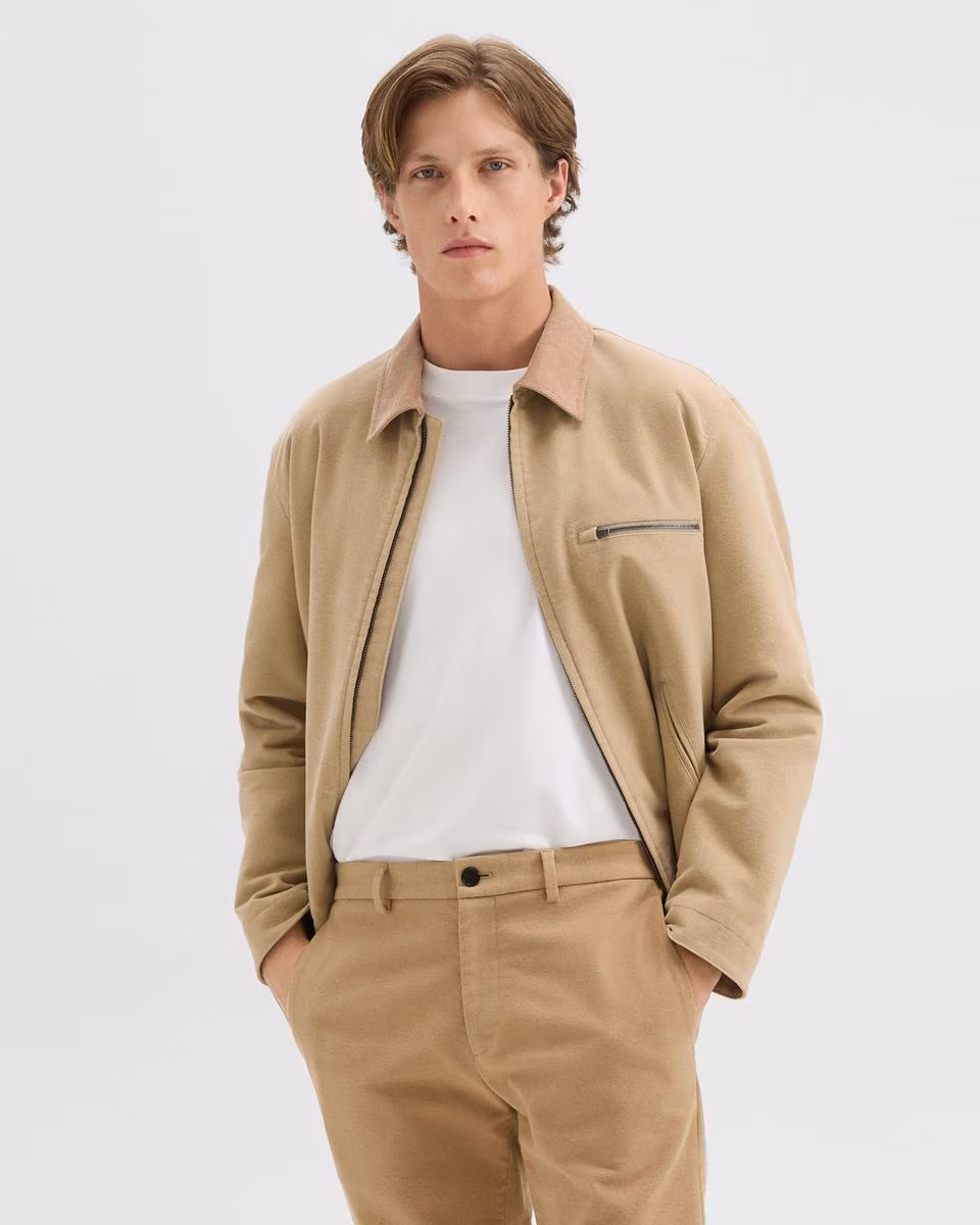 Workwear Jacket in Moleskin Twill