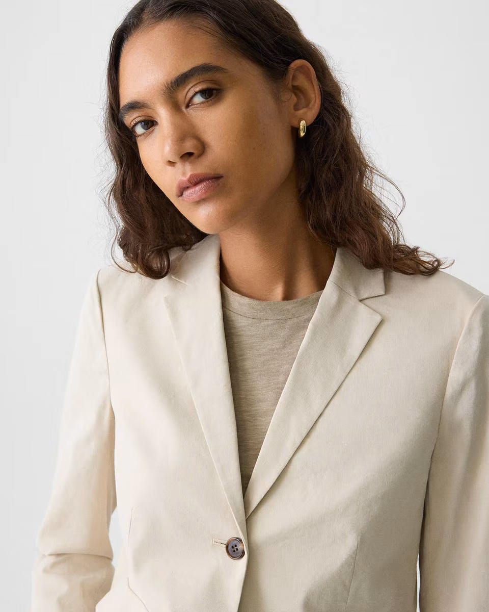 Shrunken Blazer in Good Linen