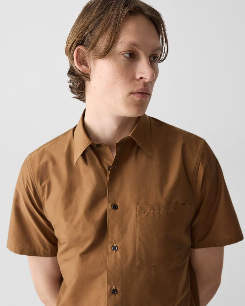 Noll Short-Sleeve Shirt in Cotton-Blend