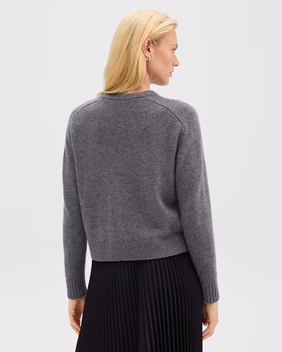 Cropped Sweater in Cashmere