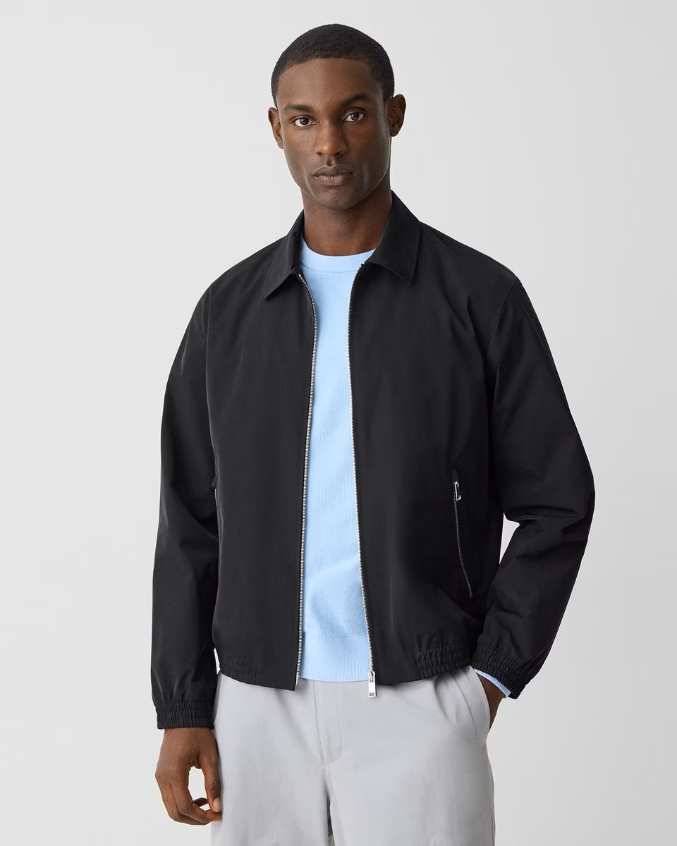 Blouson Zip Jacket in Foundation Twill