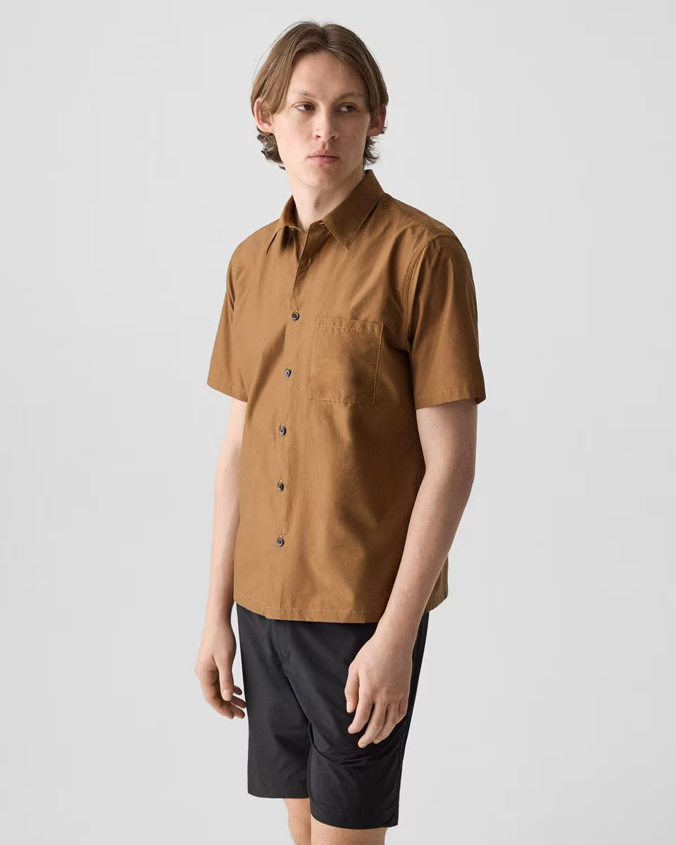 Noll Short-Sleeve Shirt in Cotton-Blend