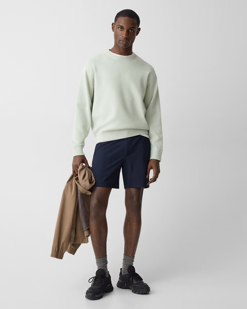 Curtis Drawstring Short in Precision Ponte