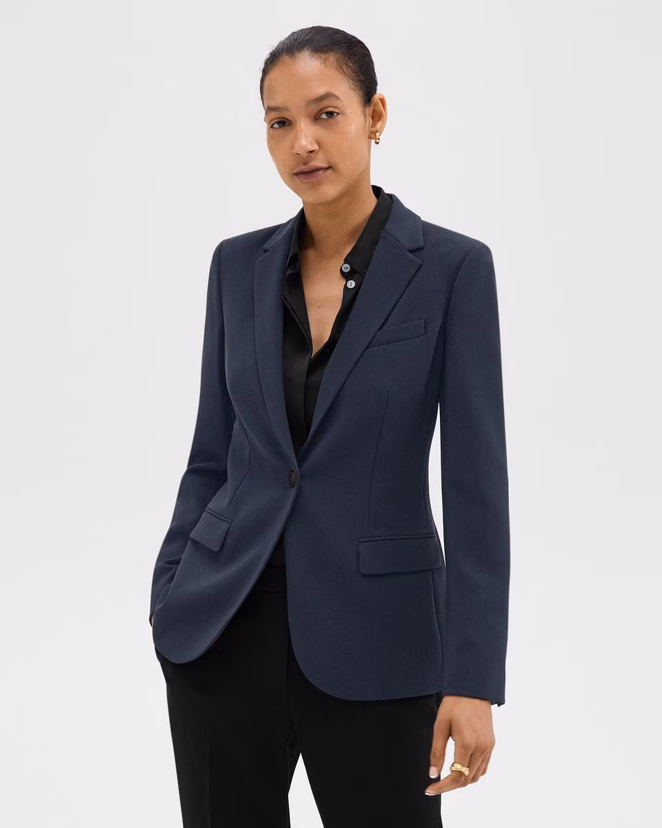Staple Blazer in Admiral Crepe