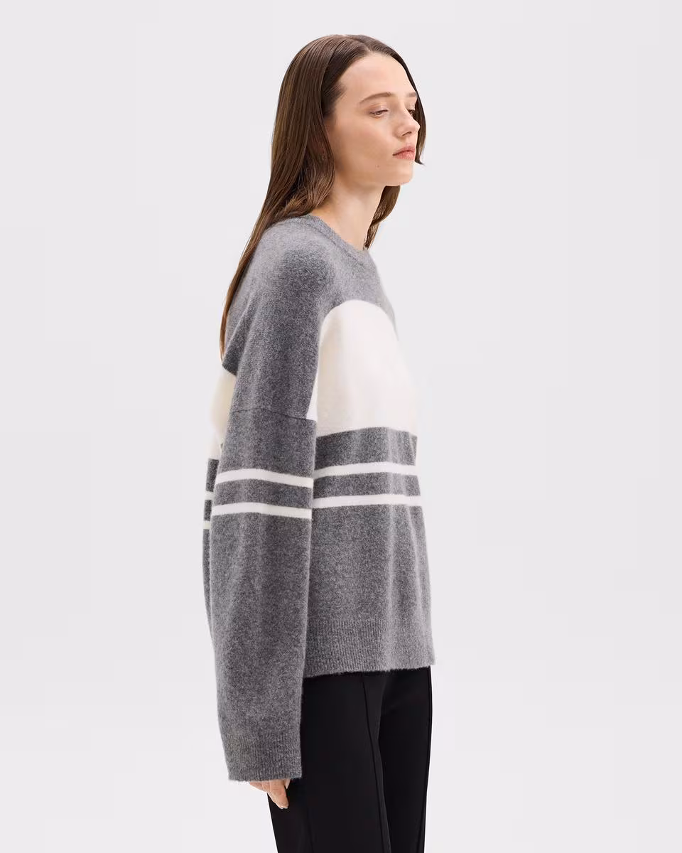 Colorblock Sweater in Astor Wool