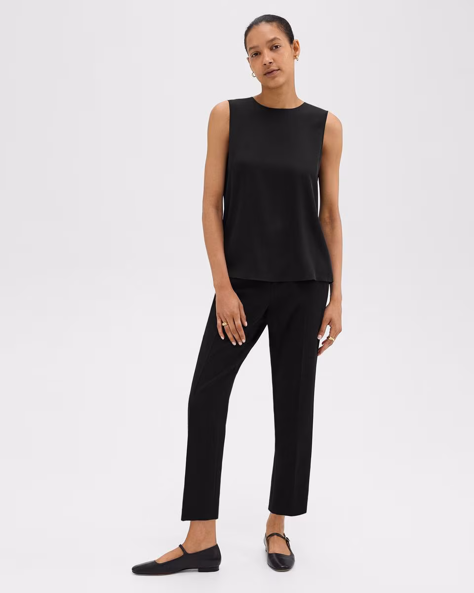 Treeca Pull-On Pant in Admiral Crepe