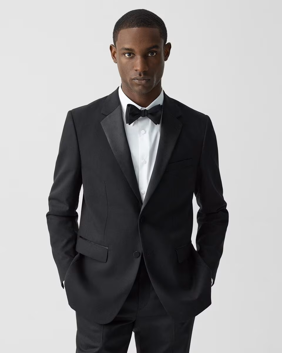 Chambers Tuxedo Blazer in Stretch Wool