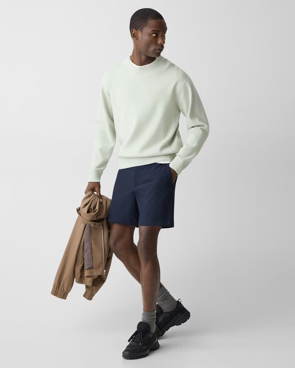 Curtis Drawstring Short in Precision Ponte