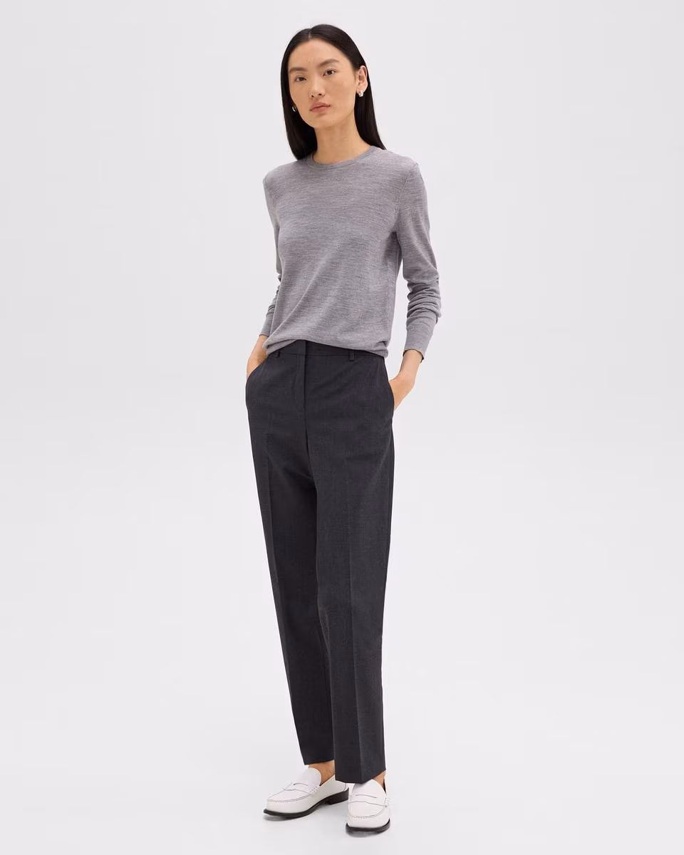 Treeca Full Length Pant in Good Wool