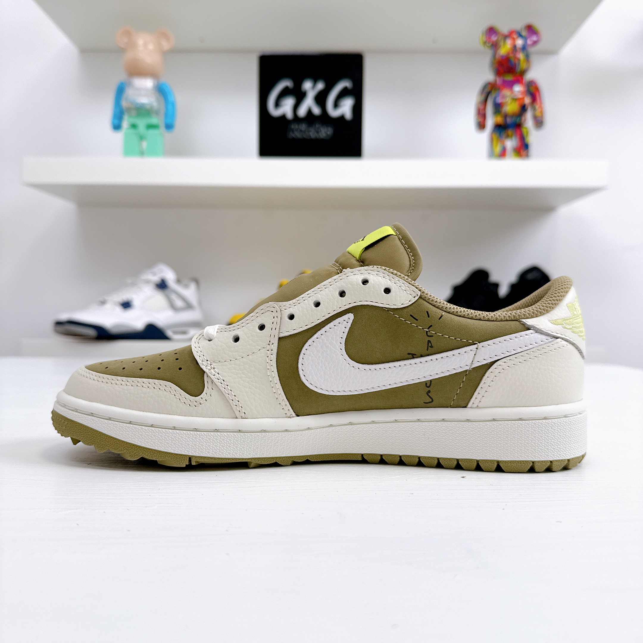 Air Jordan 1 Low Golf x Travis Scott 'Olive' FZ3124-200