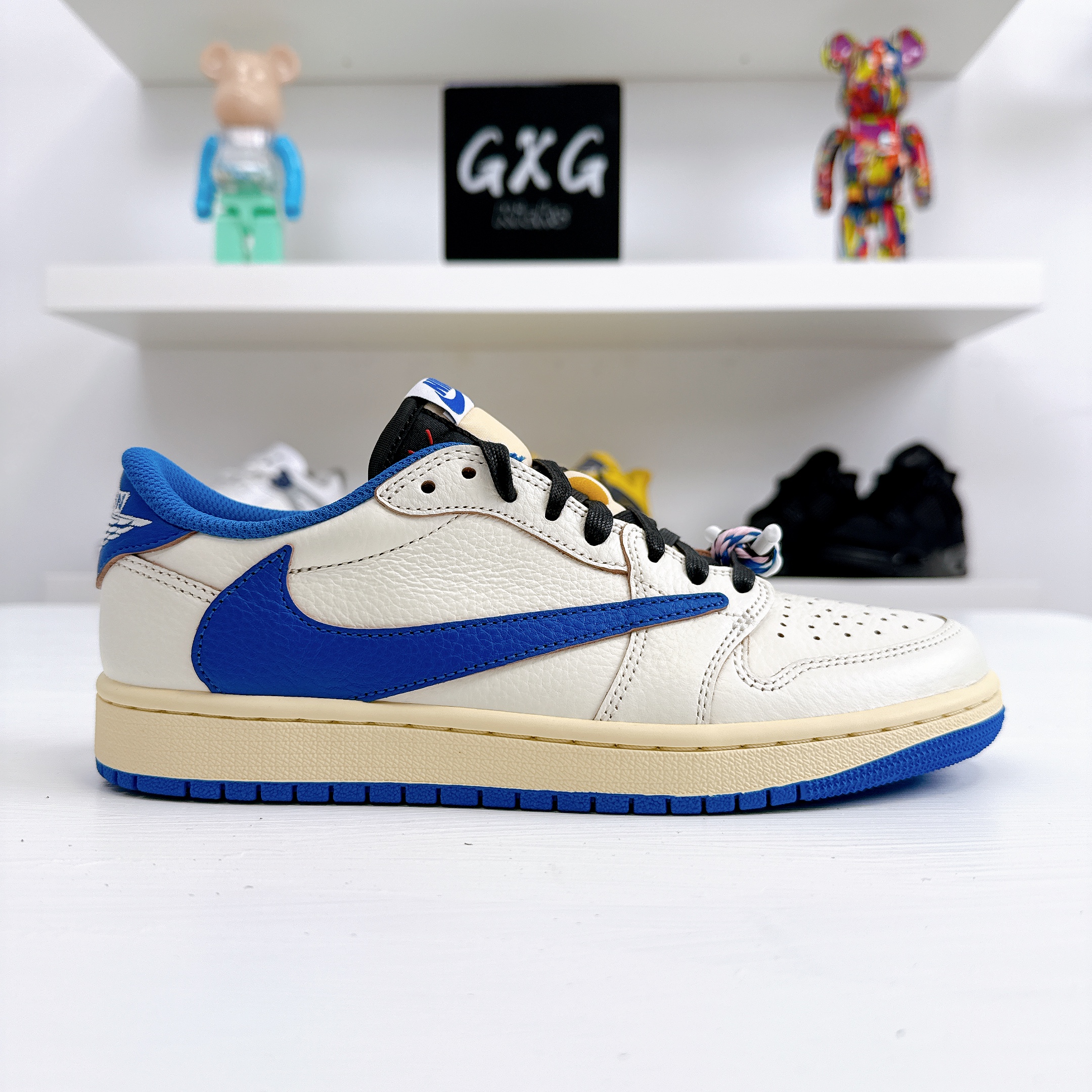 Air Jordan 1 Low x Travis Scott x Fragment 'Sail Military Blue' DM7866-104