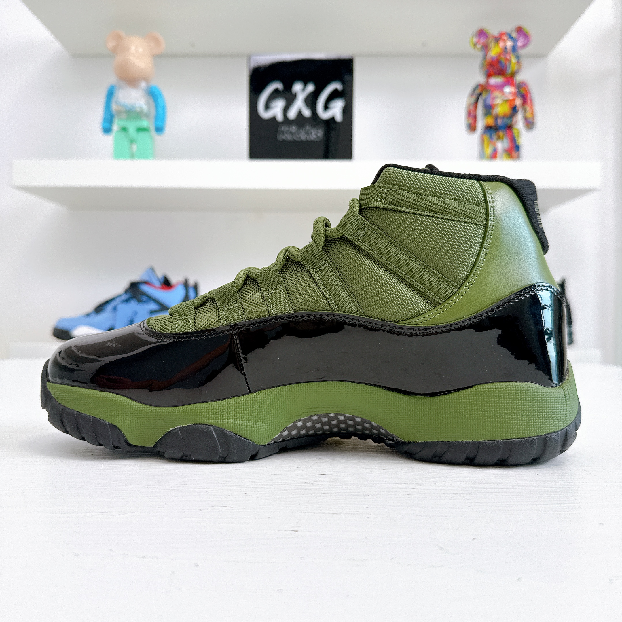 Air Jordan 11 Retro Army Green Black CT8012-300