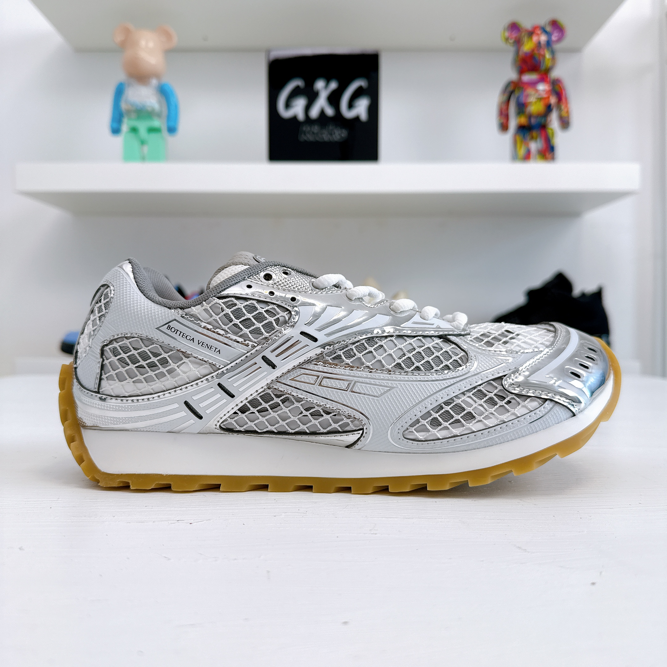 Bottega Veneta Orbit Sneaker 'White Silver' - 741357 V2X40 1425