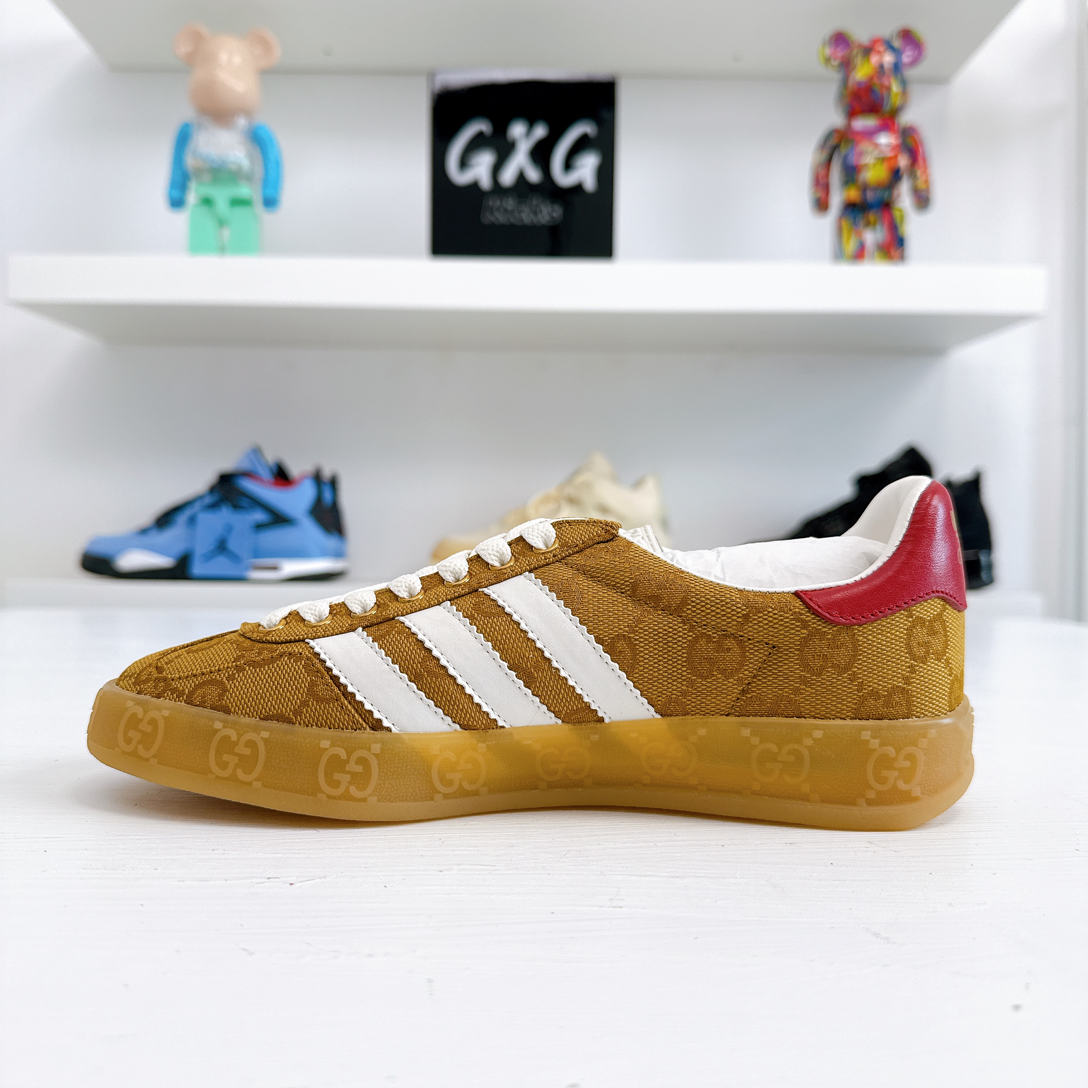 Adidas X Gucci Wmns Gazelle 'GG Monogram' - Gucci - 707868 UWV20 7162