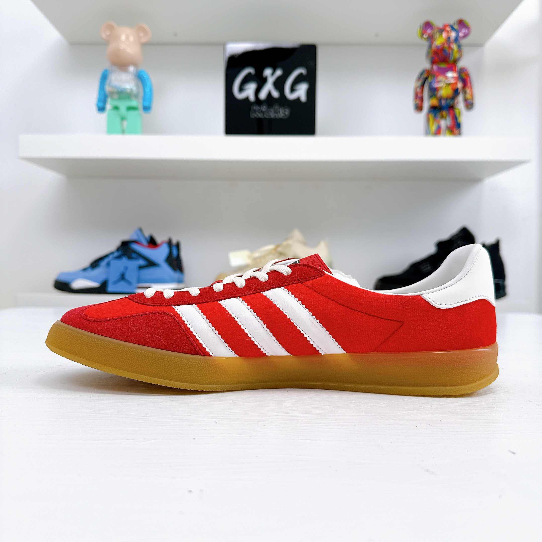 (WMNS) adidas x Gucci Gazelle 'Red Velvet' 707864-9STU0-6360
