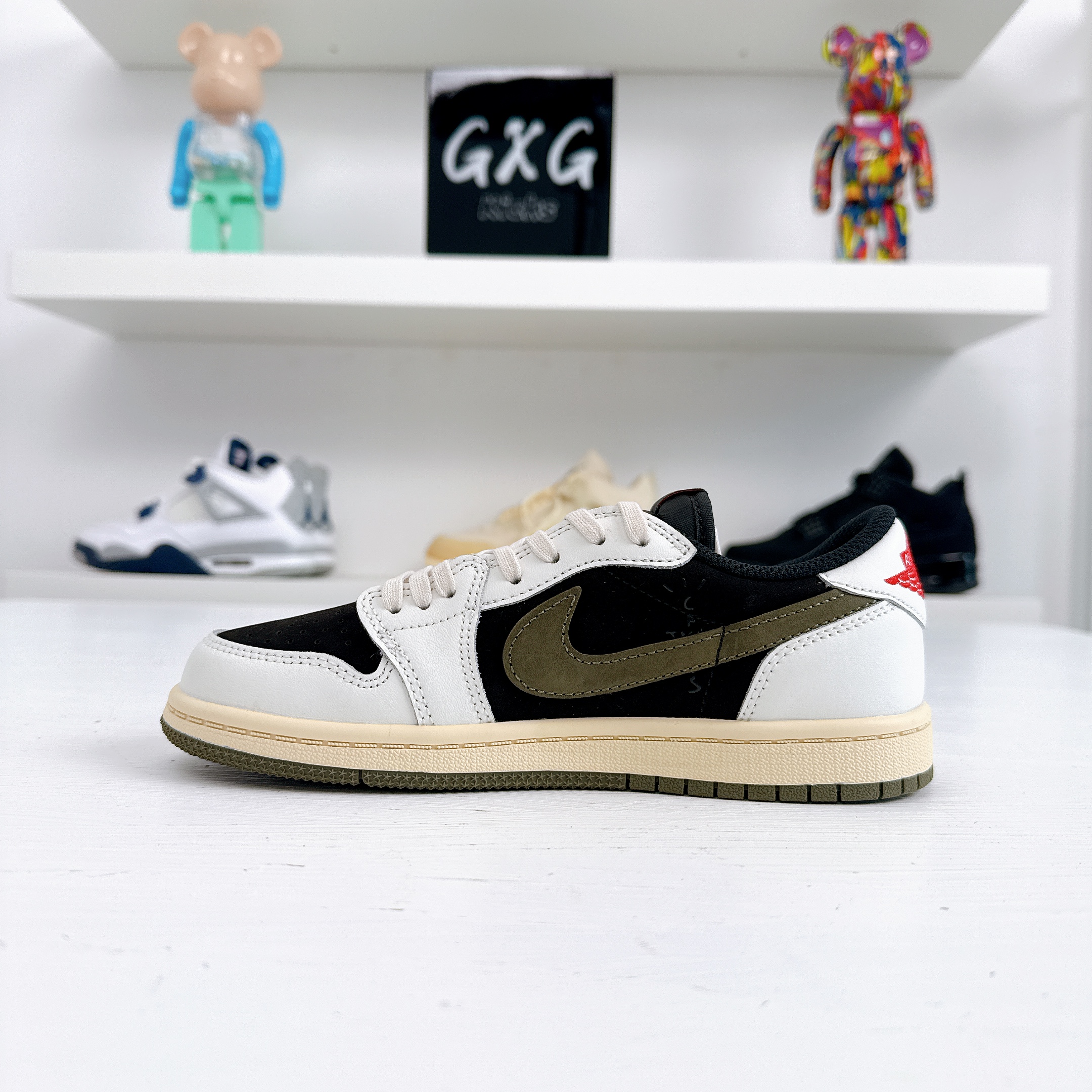 (PS) Air Jordan 1 Retro Low OG SP x Travis Scott 'Olive' DZ5909-106