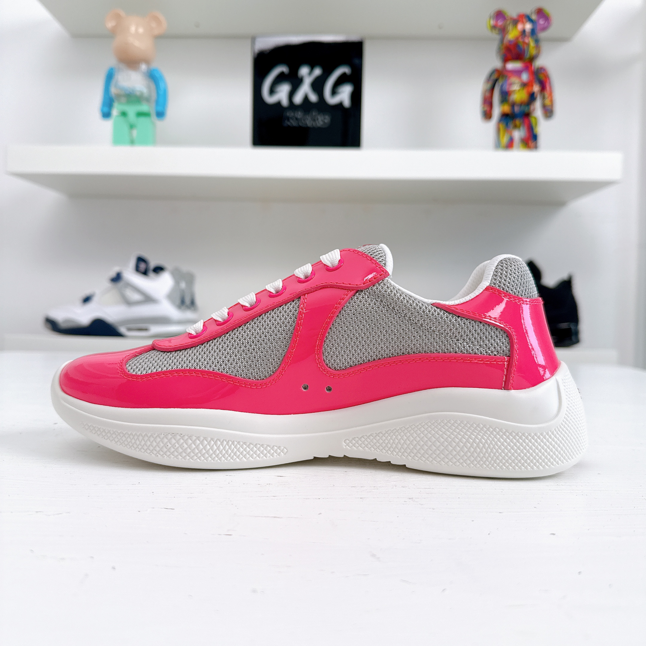 Prada America's Cup biker fabric sneakers