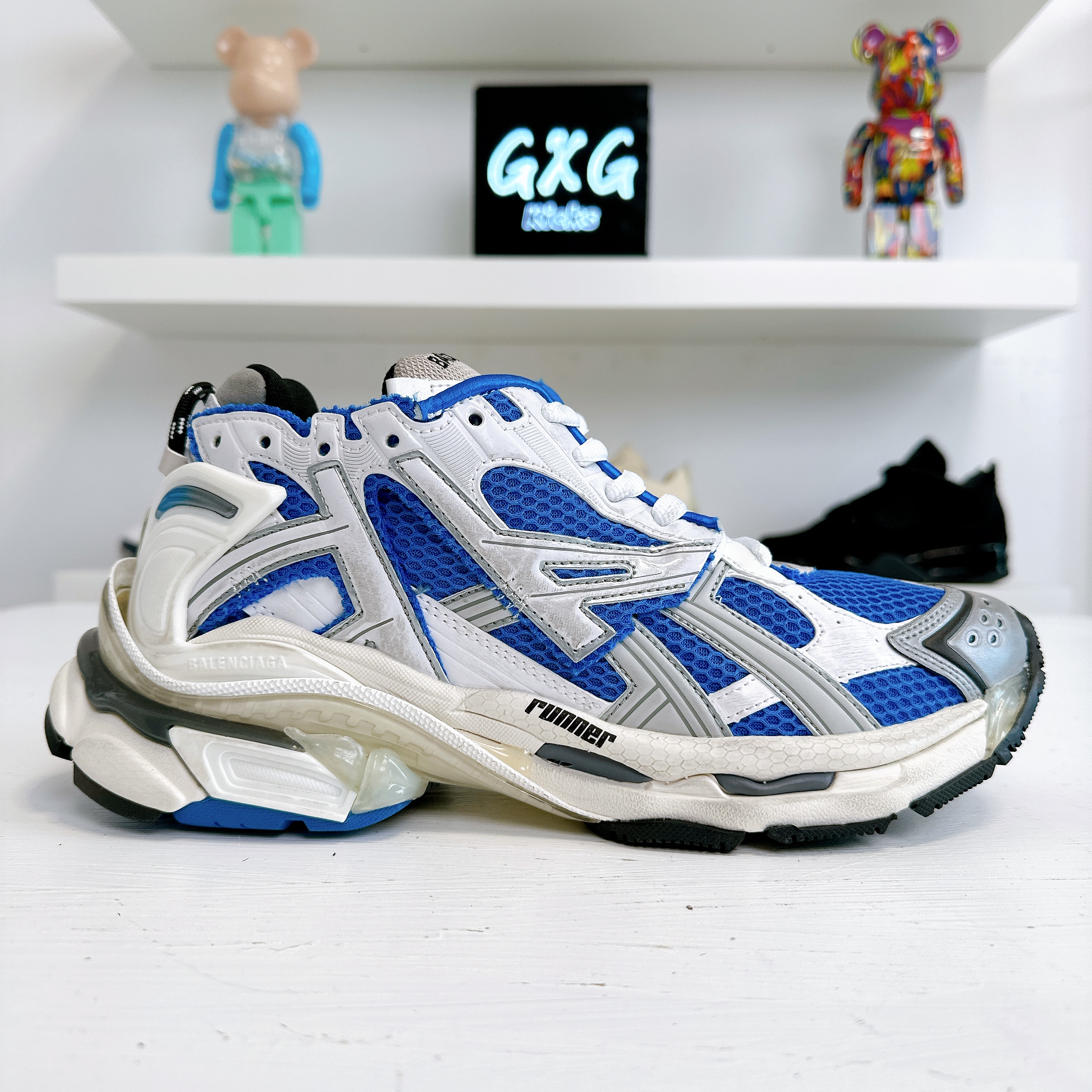 Balenciaga Runner Sneaker 'Blue' - 677403 W3RB3 4912