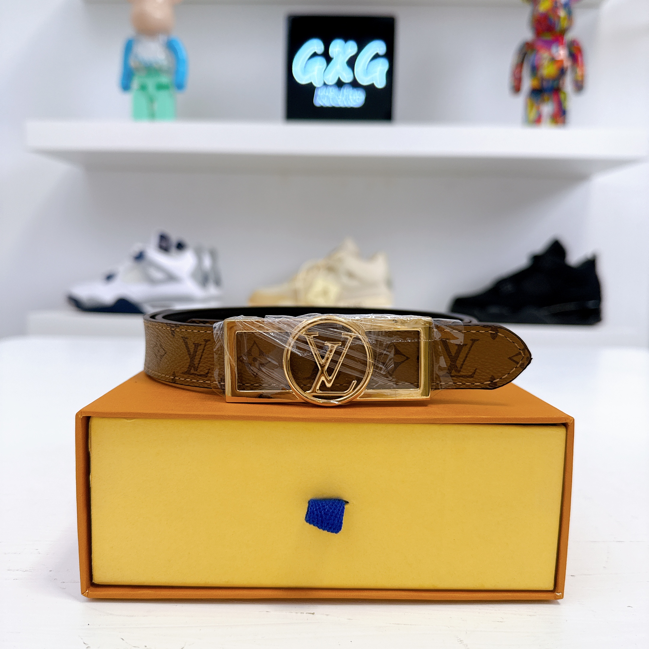 Louis Vuitton Monogram Reversible Coated Canvas Belt