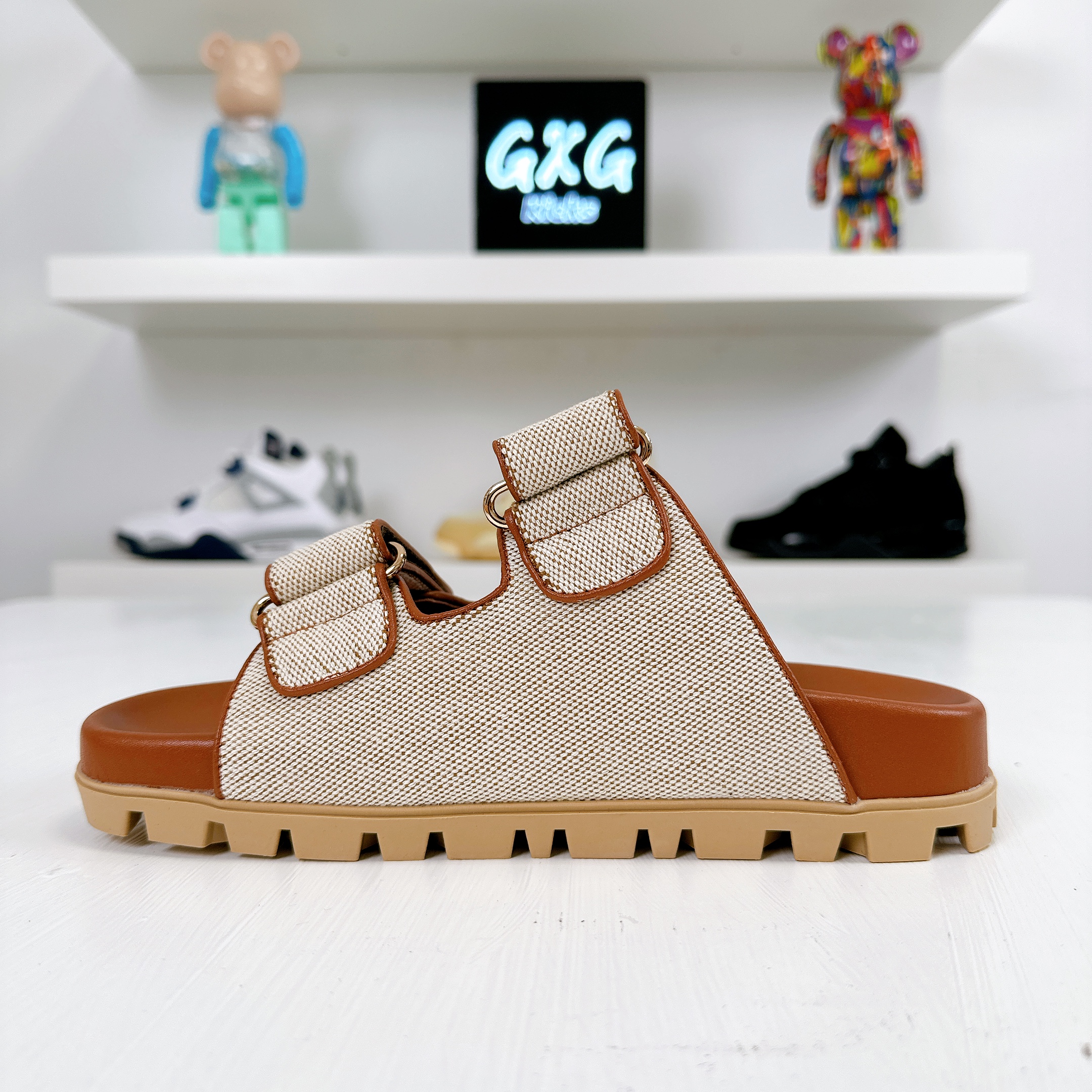 Miu Miu Ruches Nappa Leather Sandals