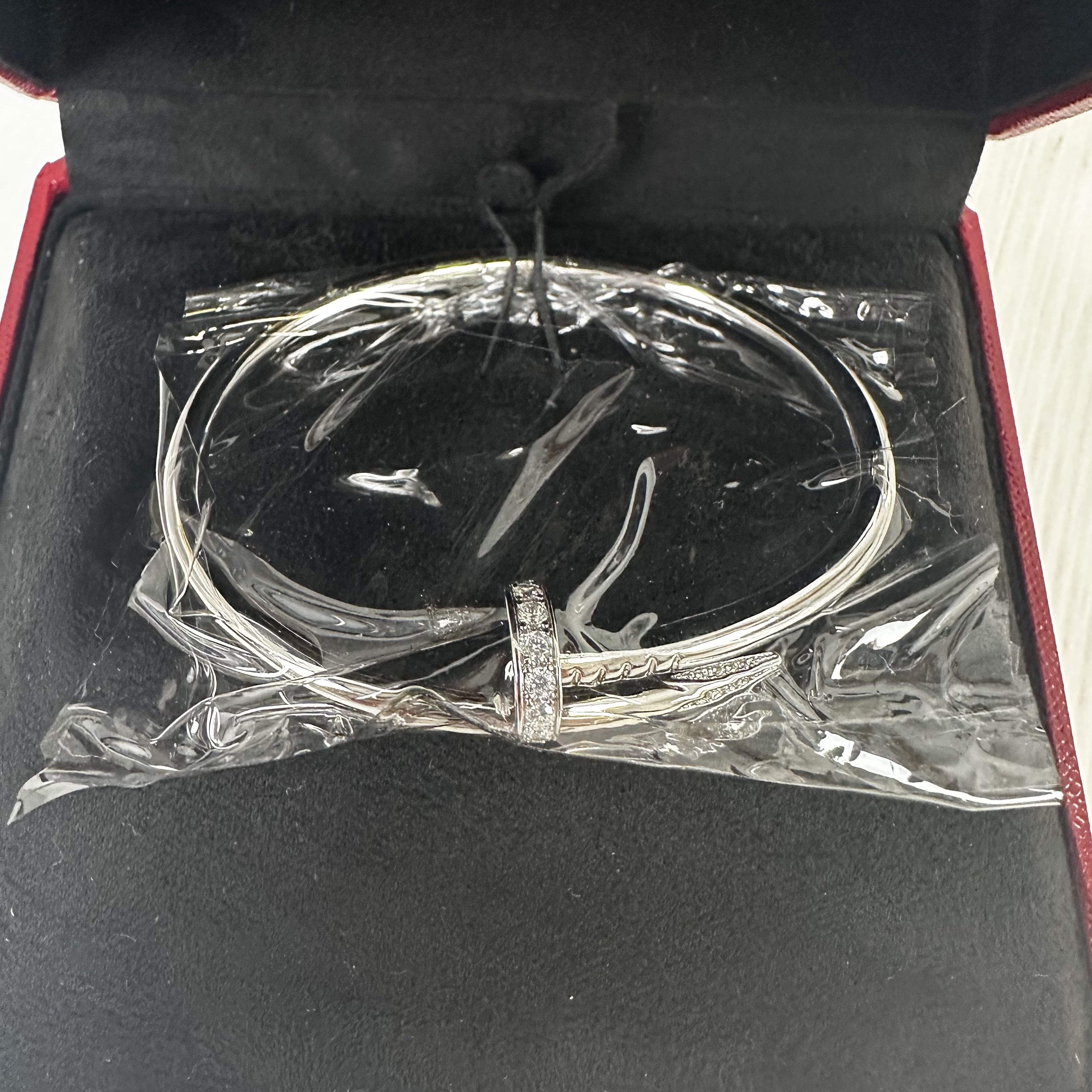 Cartier juste un clou bracelet white gold