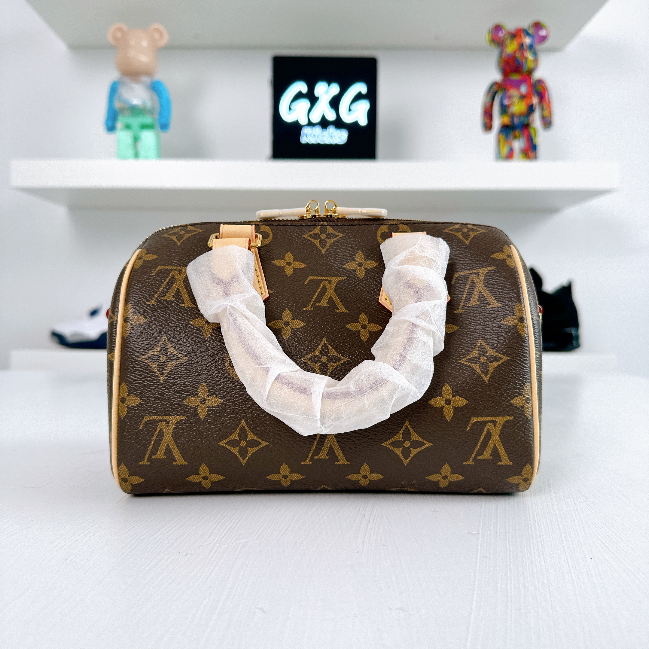 Louis Vuitton Speedy Bandouliere 20 Monogram Brown