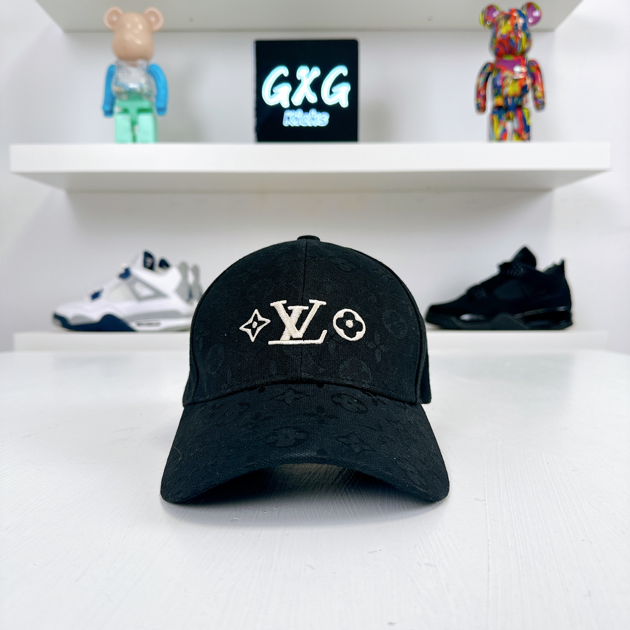 Louis Vuitton LV Baseball Black Cap