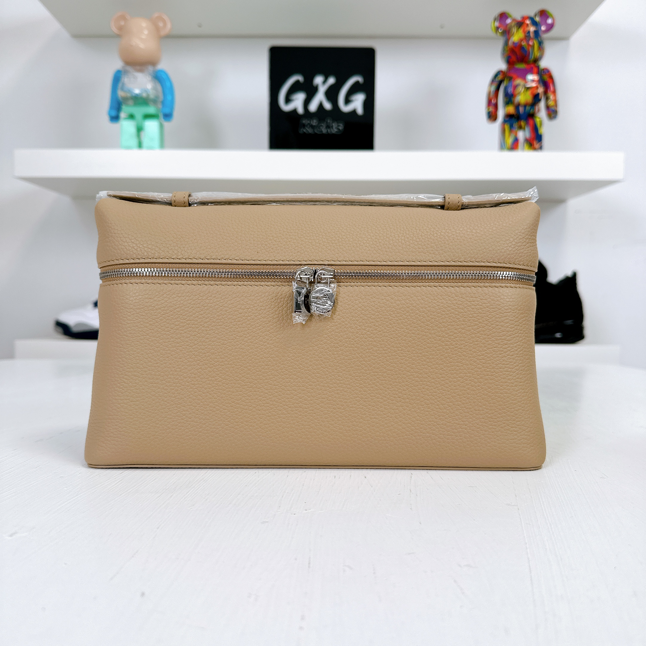 Loro Piana Extra Pocket Shoulder Bag in Gray