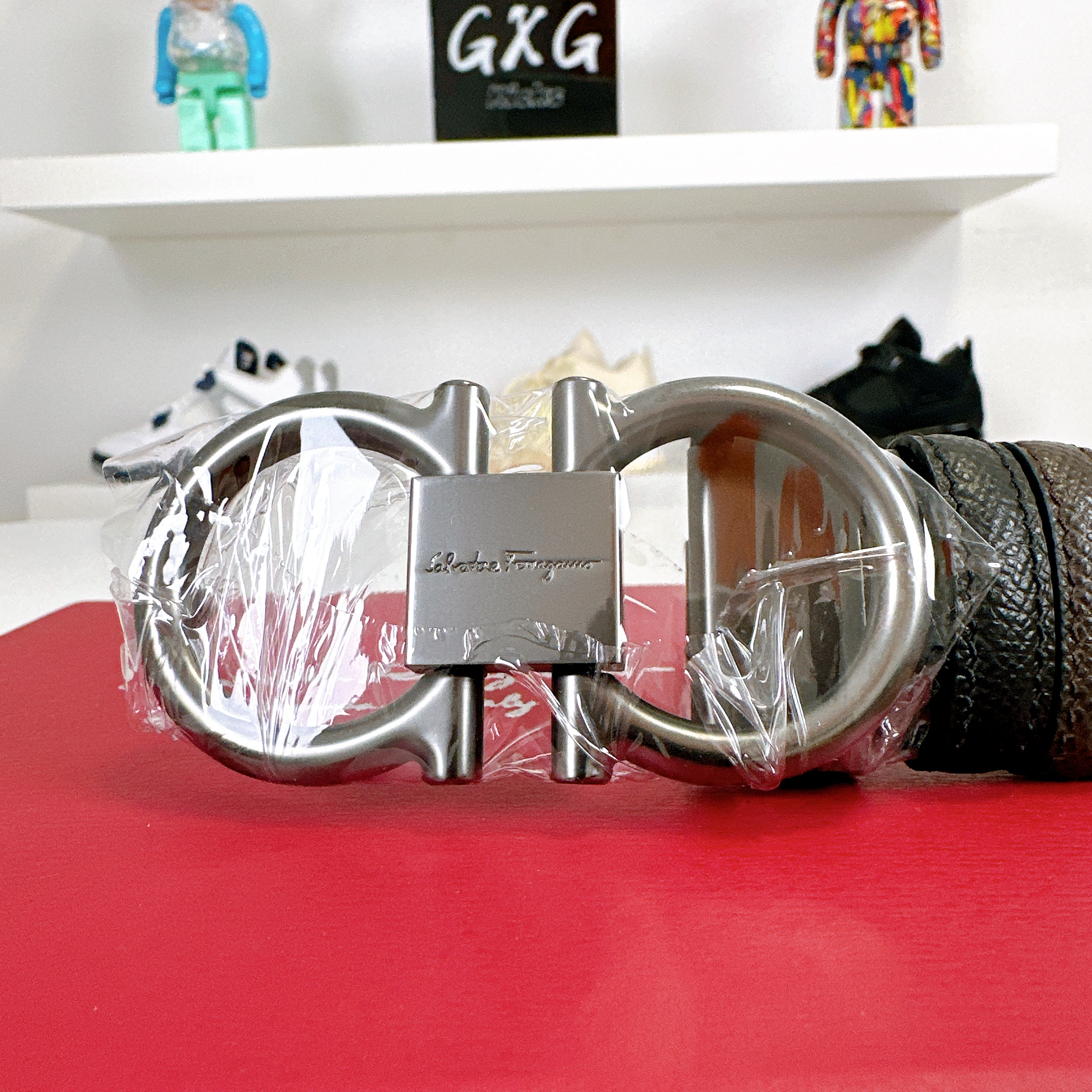 Ferragamo Reversible Gancini belt for Men