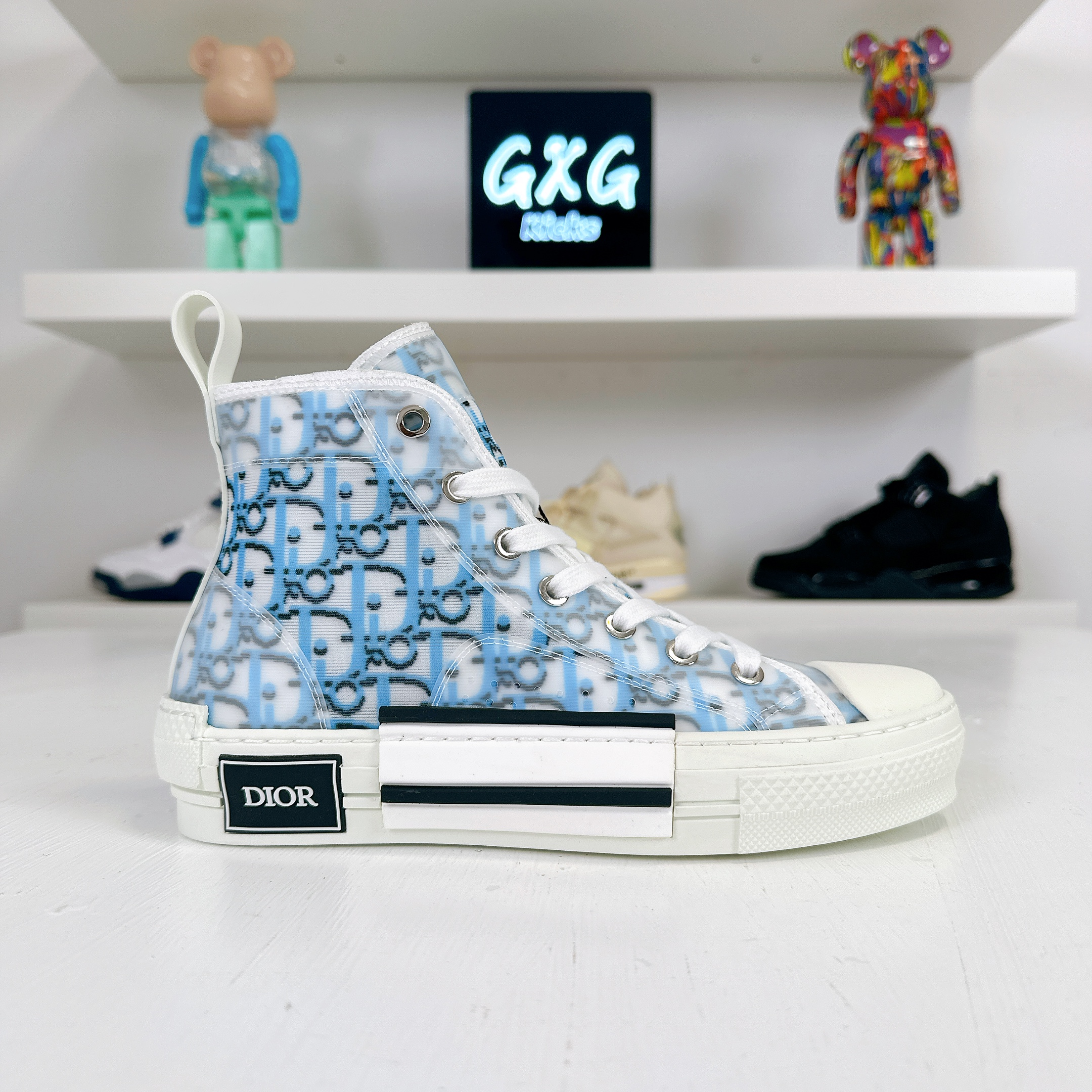 Dior B23 High 'Dior Oblique Pixel - Dark Blue' - 3SH118YTG H165