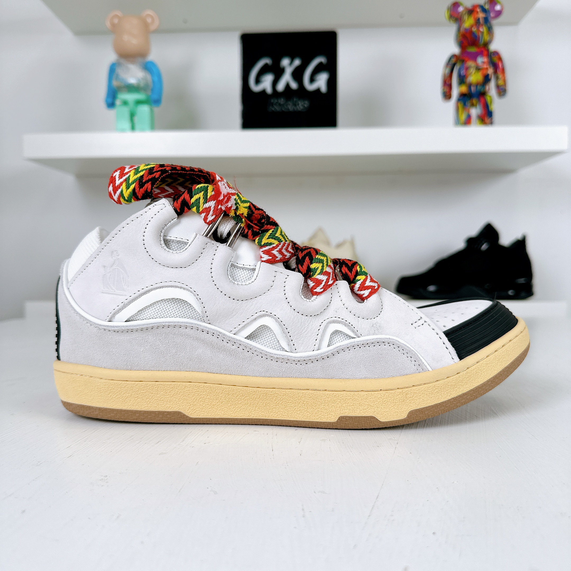 Lanvin Curb lace-up Sneakers  White  FARFETCH