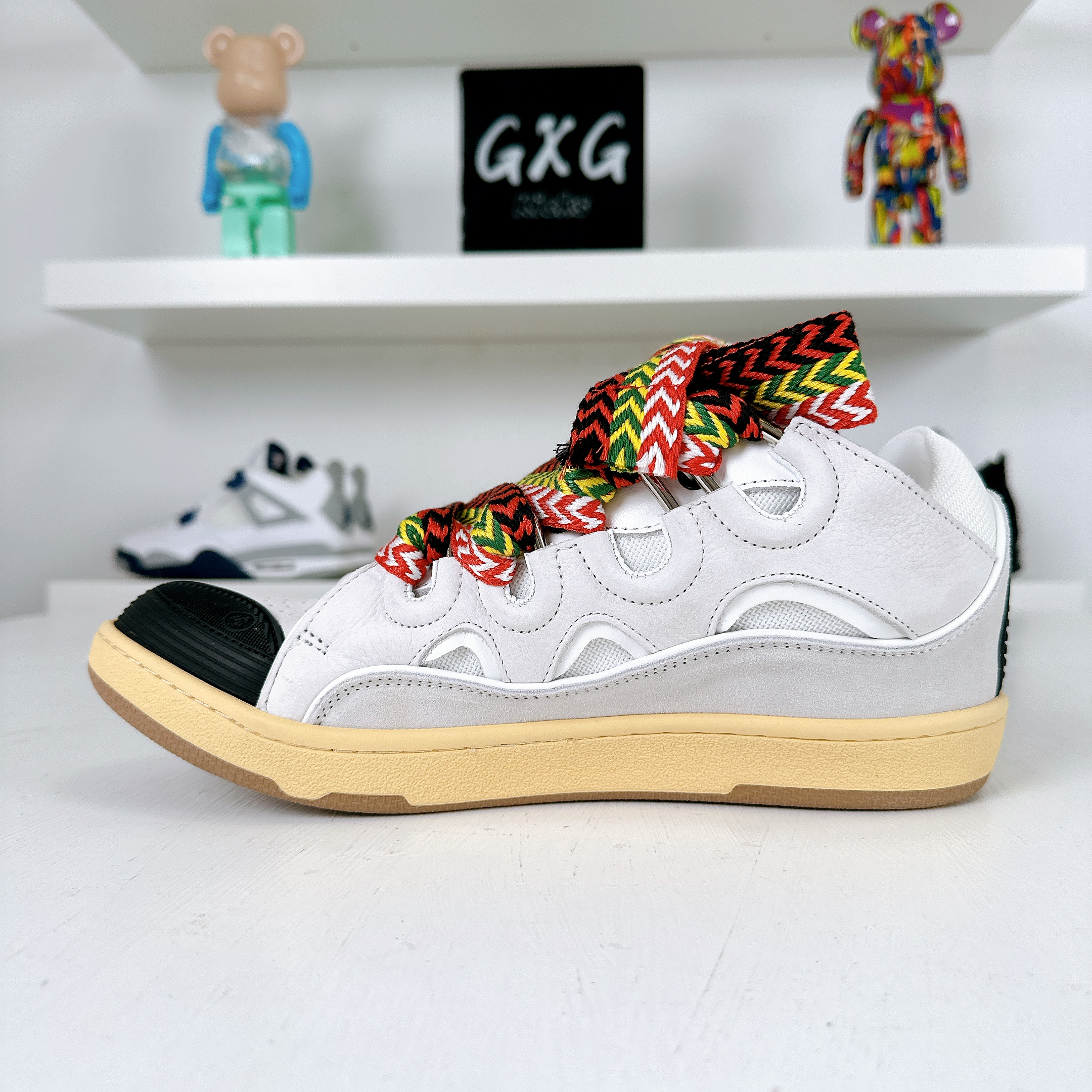 Lanvin Curb lace-up Sneakers  White  FARFETCH